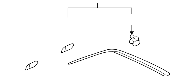 25891056 DRIP MOLDING, RIGHT