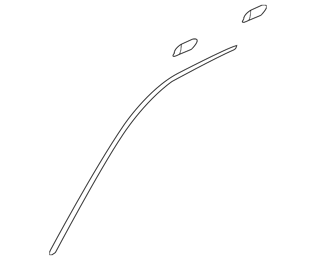 25891058 DRIP MOLDING, RIGHT