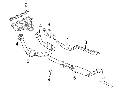 Ascender EXHAUST COMPONENTS