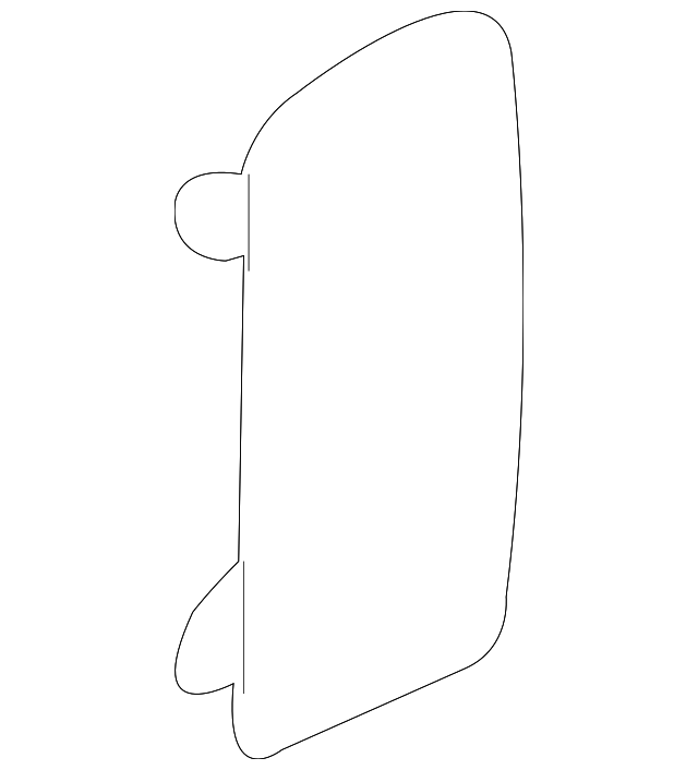 WR16BD5AA Деталь REAR QTR TRIM COVER, RIGHT