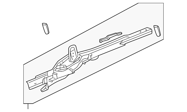 4B0-803-402-D Деталь SIDEMEMBER RAIL, RIGHT