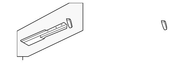 4B0-803-998 Деталь REAR RAIL, RIGHT