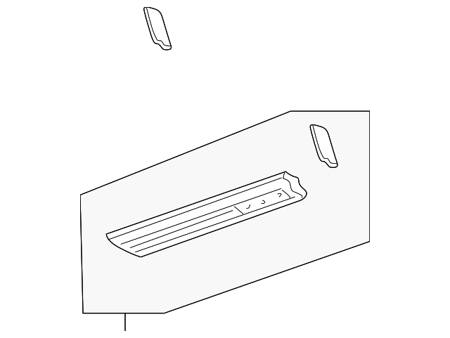 4B0-803-997 Деталь REAR RAIL, LEFT