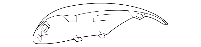 GEY1-69-1N1 Деталь MIRROR COVER, RIGHT