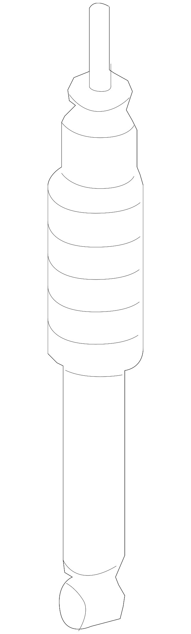 AU2Z-18V124-AK Деталь SHOCK ABSORBER, RIGHT