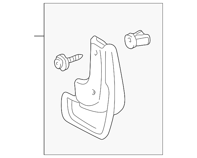 76622-A9010 Деталь MUD GUARD, LEFT