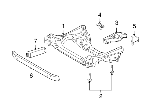 LS460 SUSPENSION MOUNTING 2