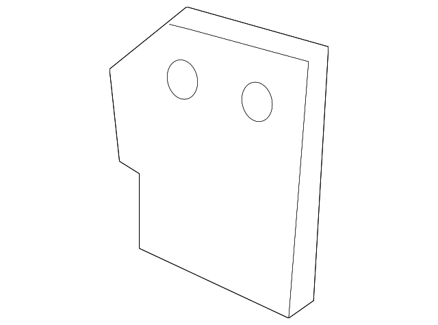 41-11-7-287-135 Деталь REAR RAIL BAFFLE, LEFT