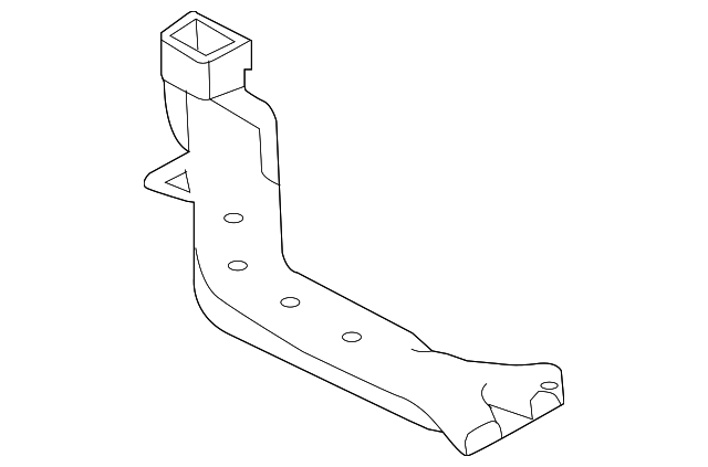 27833-1JA0A Деталь FLOOR DUCT, LEFT