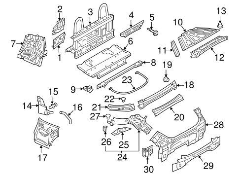 TT Quattro STOWAGE COMPARTMENT