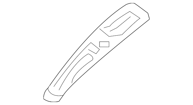 51-13-7-126-501 Деталь ROOF RAIL BASE, LEFT