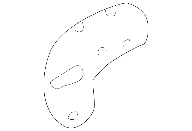 15763013 Деталь HANDLE BEZEL, LEFT