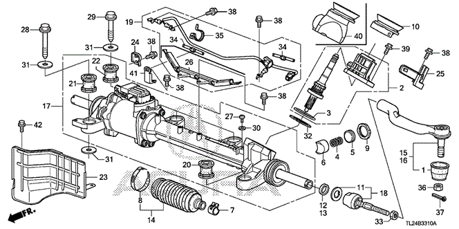 TSX SEDAN P.S. GEAR BOX (EPS)