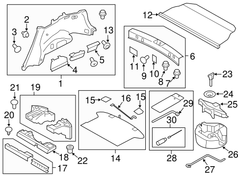 Impreza INTERIOR TRIM - REAR BODY 2
