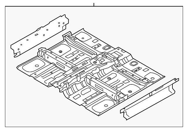 65100-3W400 Деталь FLOOR PAN ASSY