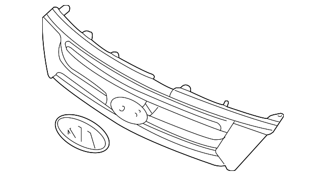 86350-4D101 Деталь GRILLE