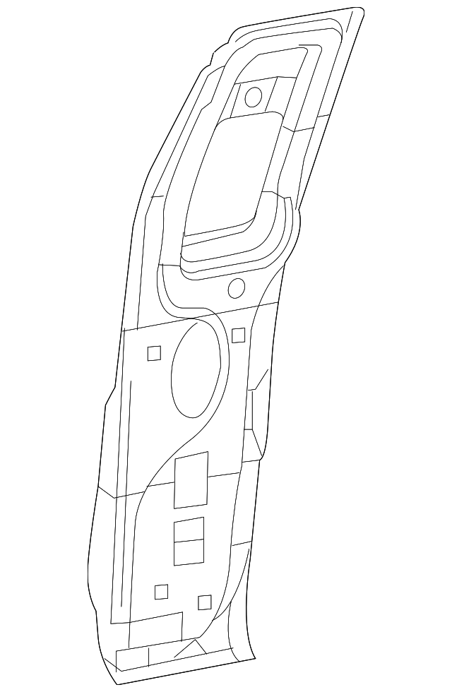 6L3Z-1524630-A Деталь DOOR SHELL, RIGHT