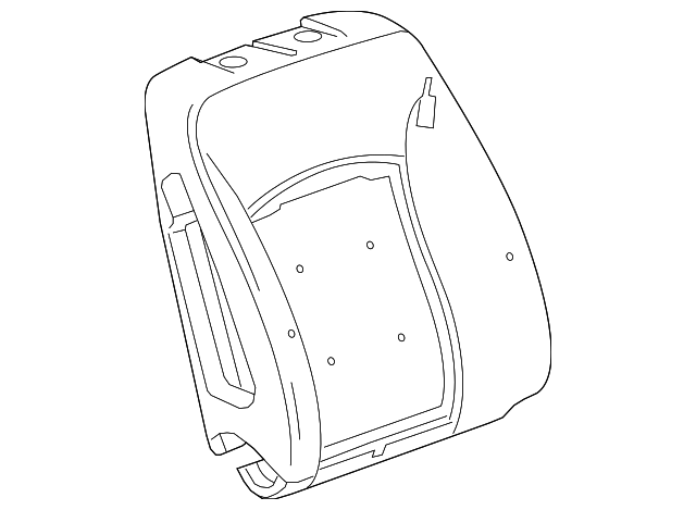 22817758 Деталь SEAT BACK PAD