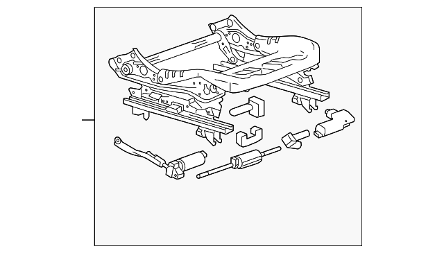 13587088 Деталь CUSHION FRAME