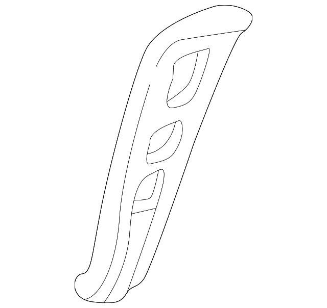 57707FE180 Деталь BUMPER COVER SIDE BRACKET, RIGHT