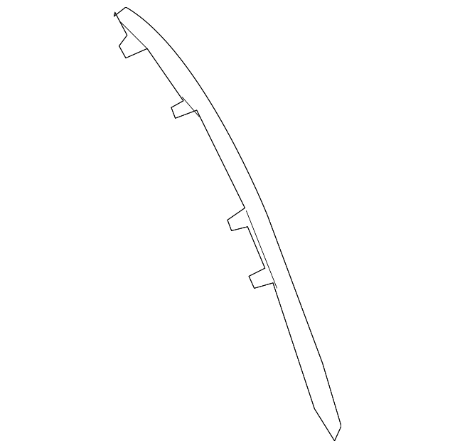 TE71-55-150 Деталь FINISH MOLDING, RIGHT