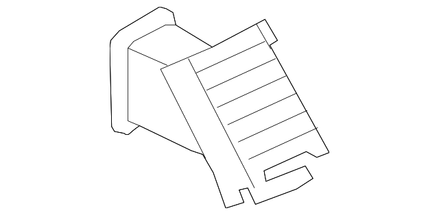 TE69-64-81X-34 Деталь AIR OUTLET VENT, LEFT