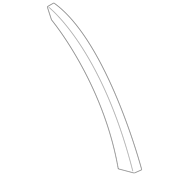 TE72-55-150 Деталь FINISH MOLDING, LEFT