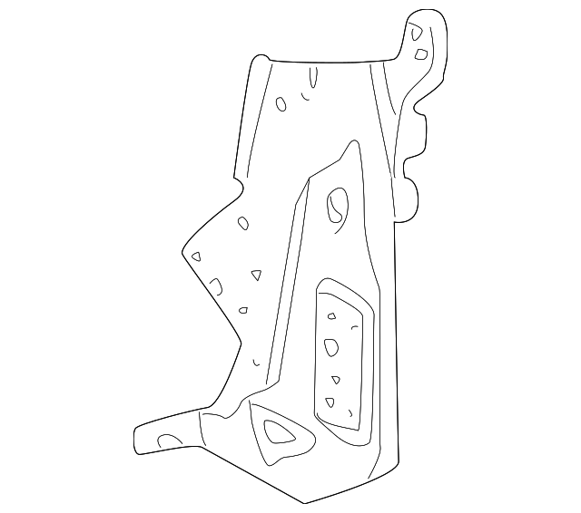 86211-30251 RADIO MOUNT BRACKET, RIGHT