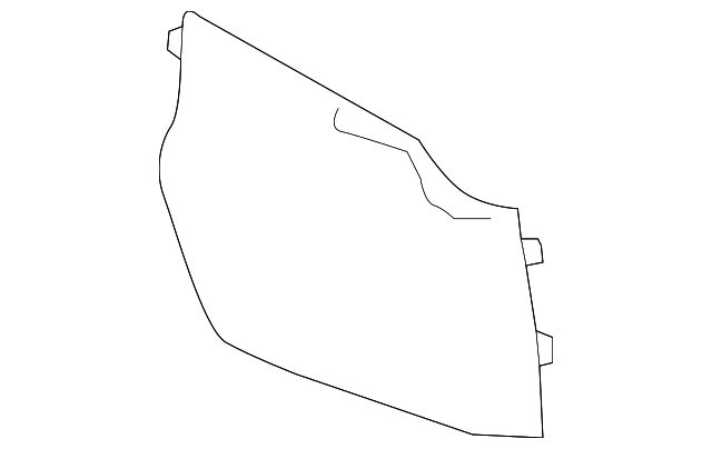 55395-0R030-C0 Деталь LOWER PANEL, LEFT