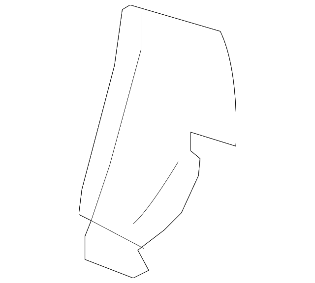 25901175 Деталь SIDE PANEL, RIGHT