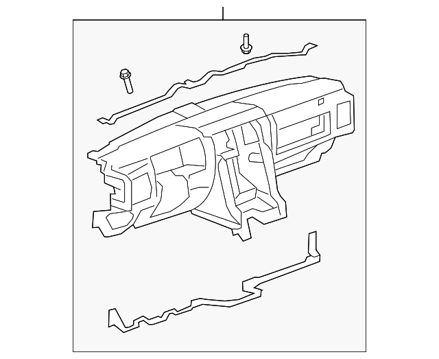 20823076 Деталь INSTRUMENT PANEL