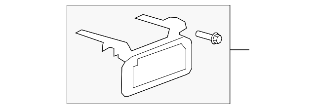 25856233 Деталь REINF BRACKET