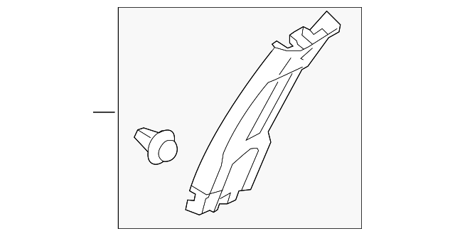 94012FG010ME Деталь UPR CTR PLR TRIM, LEFT