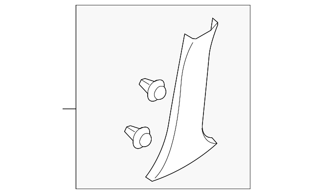 94022FG000WJ Деталь LWR CTR PLR TRIM, RIGHT