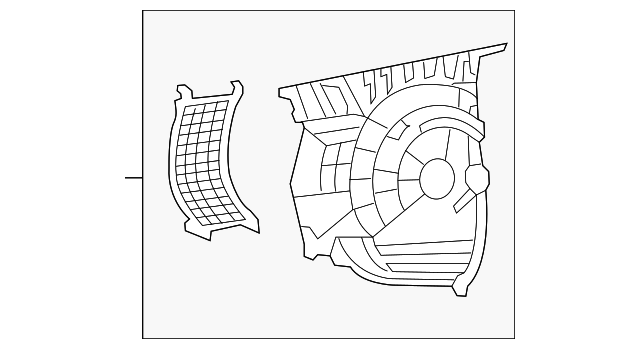 68165003AA Деталь AIR INLET CASE