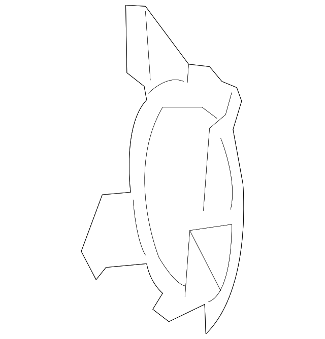 68164962AA Деталь BLOWER MOTOR COVER