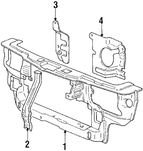 Sonata RADIATOR SUPPORT