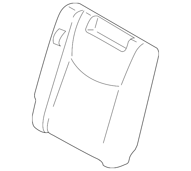 89664-4AY1A Деталь SEAT BACK COVER, LEFT