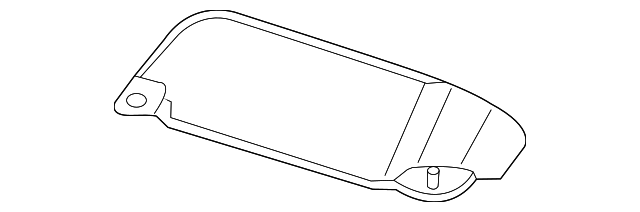 1MZ74DX9AF Деталь SUNVISOR, RIGHT