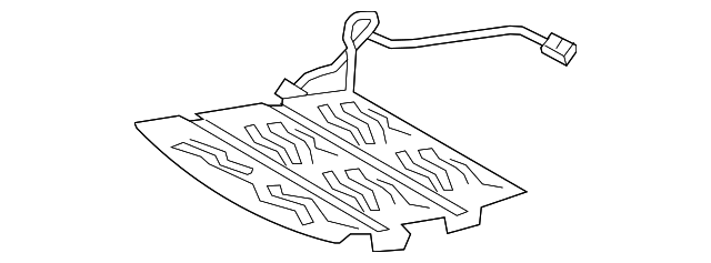 89290-A7500 Деталь SEAT CUSHION HTR, RIGHT
