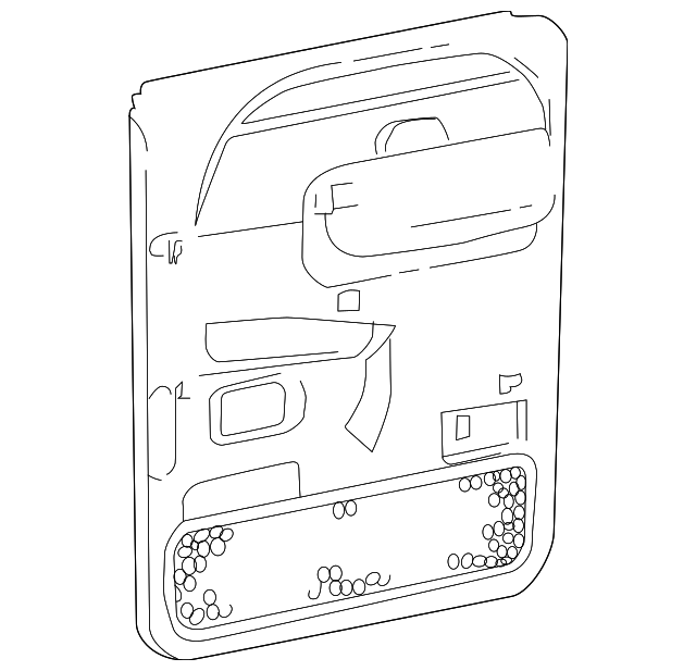 5C3Z-2627406-BAA Деталь DOOR TRIM PANEL, RIGHT