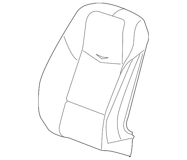 23294742 Деталь SEAT BACK COVER