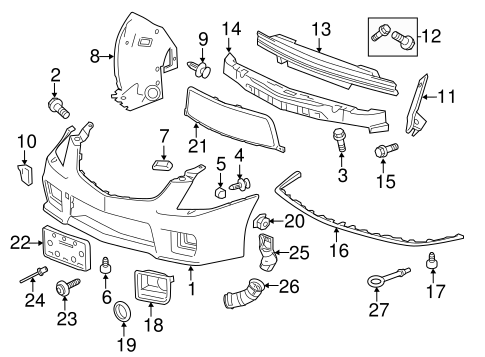 CTS BUMPER & COMPONENTS - FRONT 3