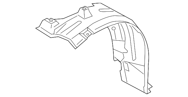 63842AL500 Деталь FENDER LINER, RIGHT