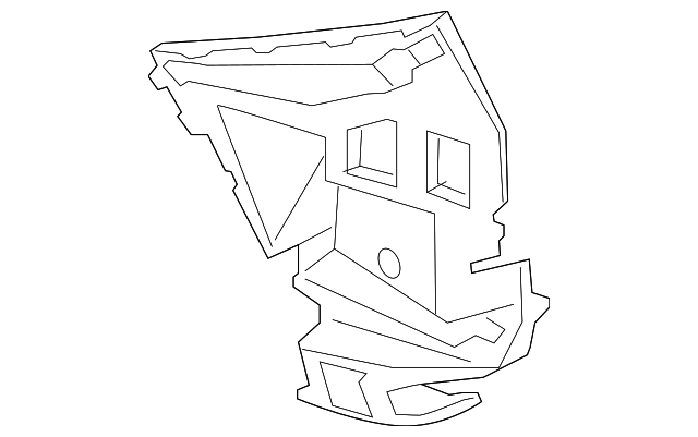 51-12-7-319-829 Деталь OUTER SUPPORT, LEFT