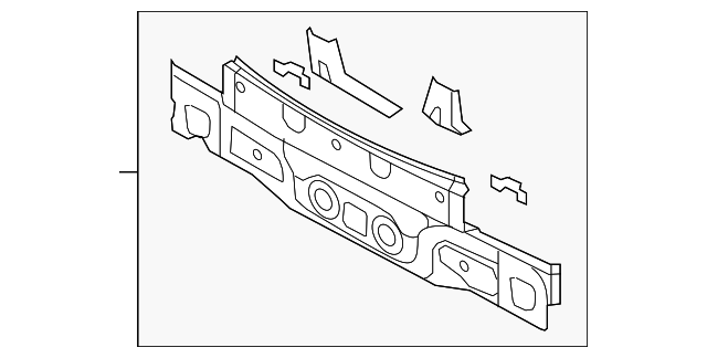 1Q0-813-301-B Деталь REAR BODY PANEL