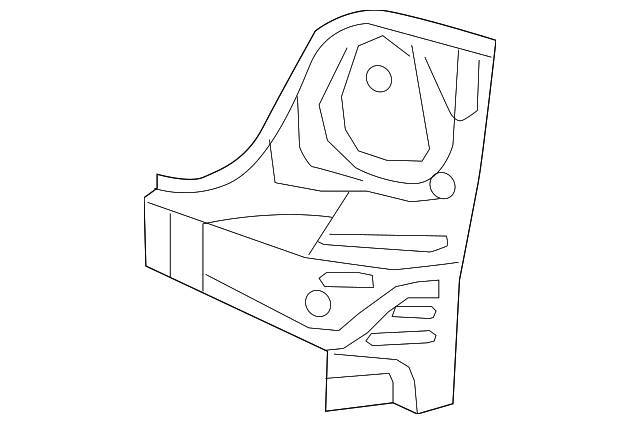 1Q0-813-392 Деталь TAIL LAMP POCKET, RIGHT