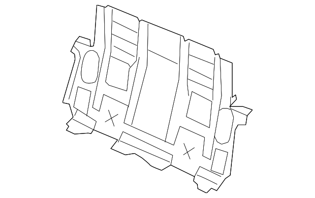 1Q0-813-511 Деталь SEAT BACK PANEL