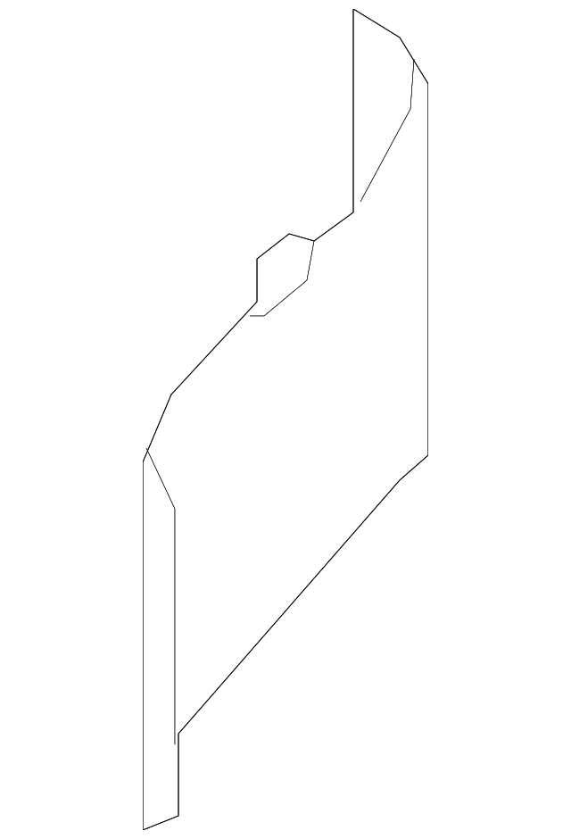 1Q0-813-209 Деталь UPPER SUPPORT, LEFT