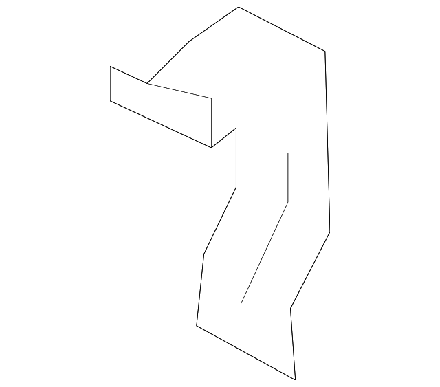 1Q0-813-169 Деталь INNER PANEL RETAINER CLIP, LEFT